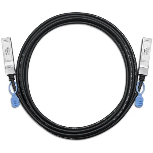 Кабель DAC ZyXEL DAC10G-3M-ZZ0103F 3м, многожильный, черный