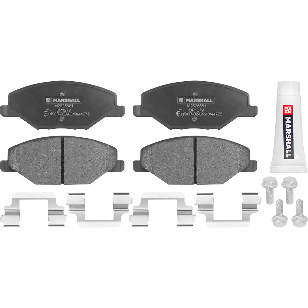 Дисковые передние тормозные колодки Skoda Fabia II, III 07- / Rapid I, II 12-, VW Polo Sedan I, MARSHALL M2625681