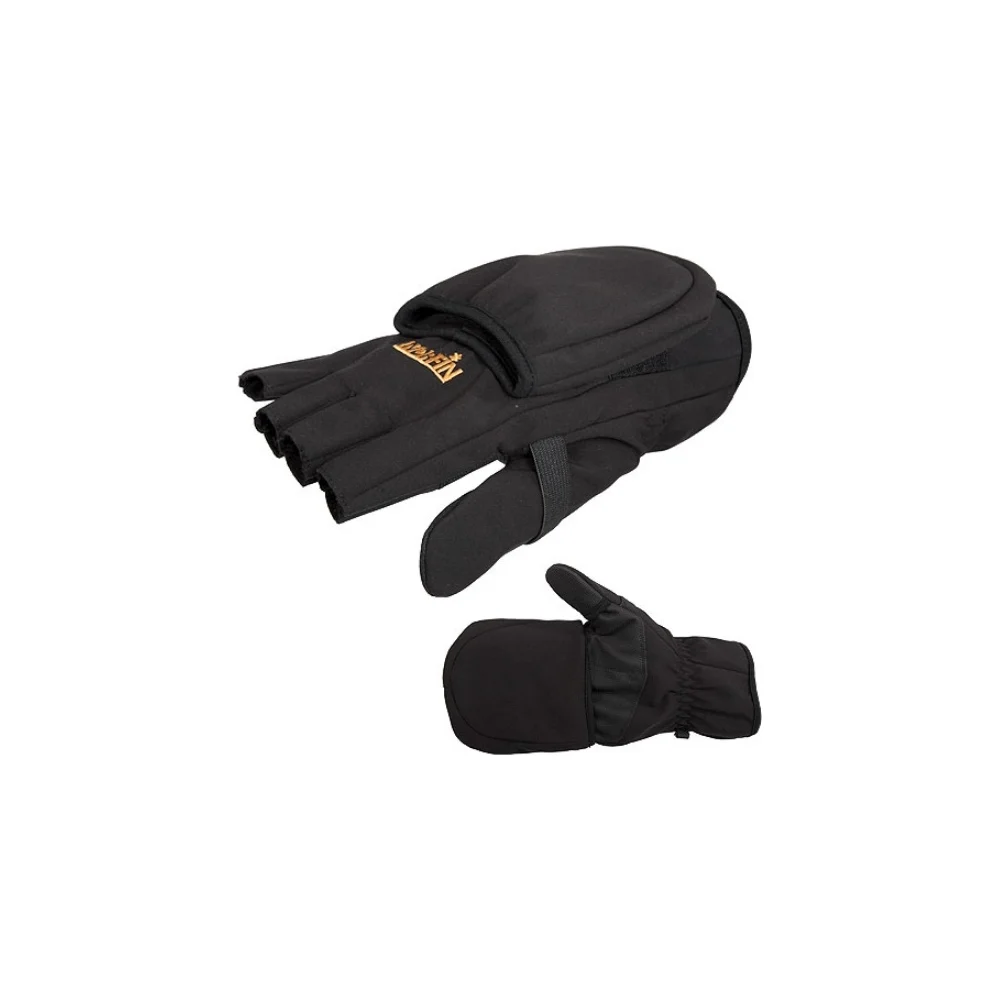 Флисовые перчатки-варежки Norfin SOFTSHELL 703061-XL