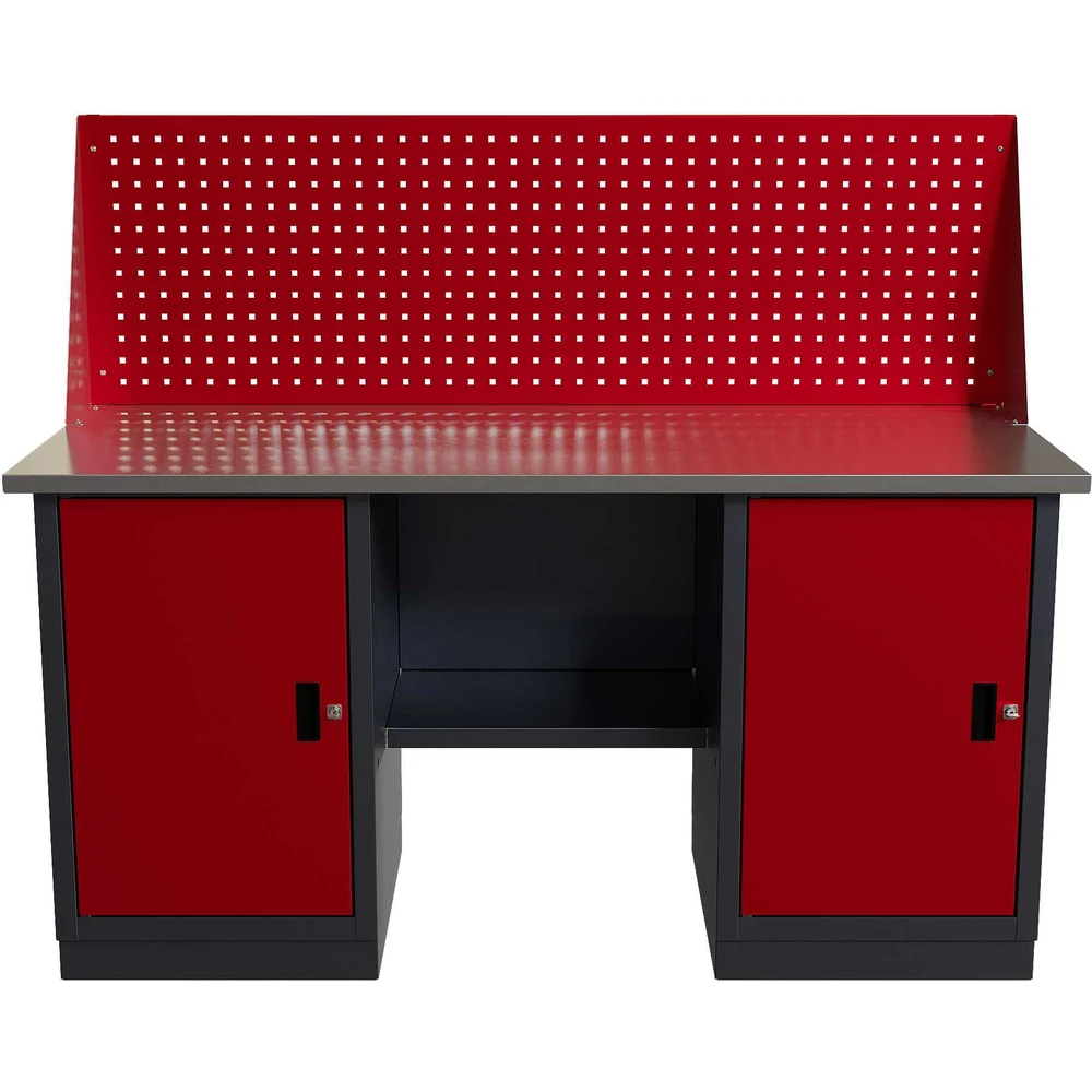Слесарный двухтумбовый верстак IRONMEBEL worky wk-0/wk-0 M-IM00184K