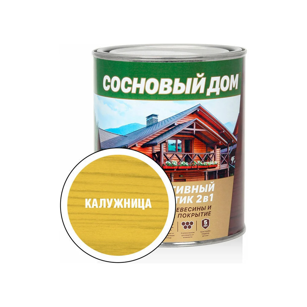Декоративно-защитный состав для древесины ЗАО Декарт Сосновый дом 29517