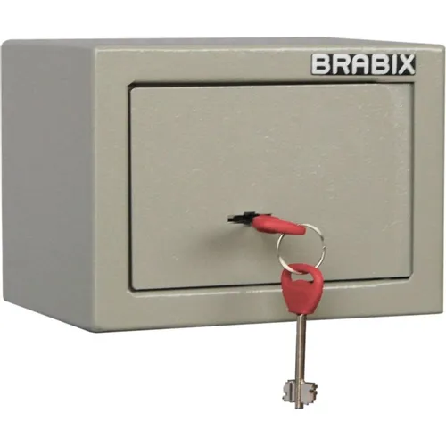 Сейф мебельный BRABIX Dm 14 взломостойкий 145x200x150 мм ключевой [291160]