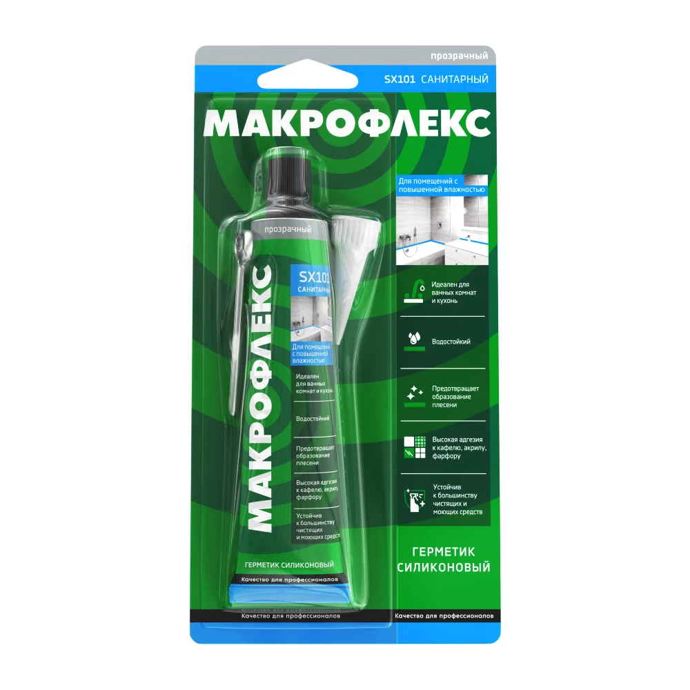Санитарный силиконовый герметик Makroflex Б0026310