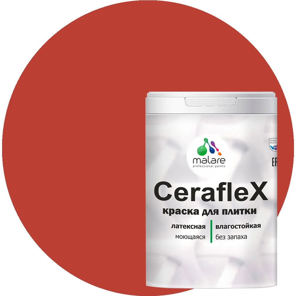 Латексная краска для кафельной и керамической плитки MALARE Ceraflex 2036774683673