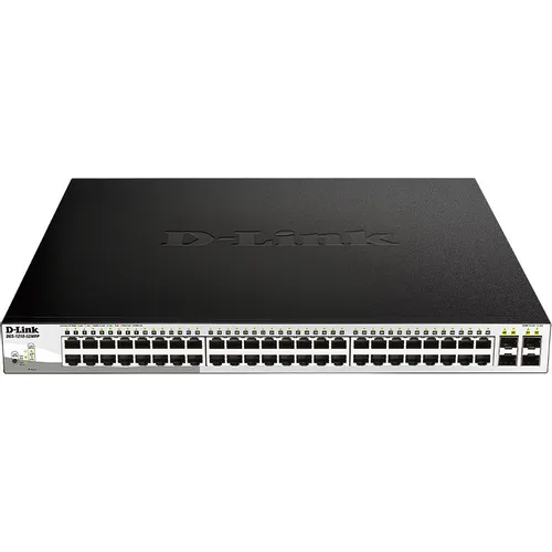 Коммутатор D-Link DGS-1210-52MPP/E2A, управляемый
