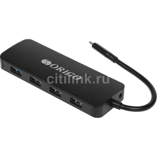 Хаб (разветвитель) ORIGO OU3390SNPD, черный [ou3390snpd/b1]