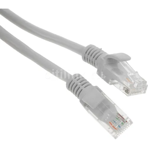 Патч-корд PREMIER PP12-7.5M литой (molded), UTP, кат.5E, 7.5м, 4 пары, 26AWG, алюминий омедненный, многожильный, серый