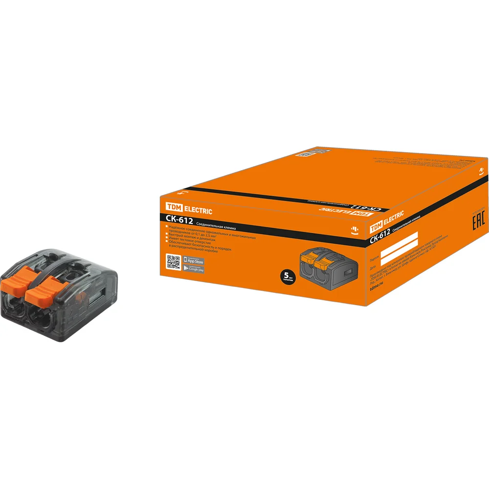Соединительная клемма TDM ELECTRIC ск-612 SQ0527-0021