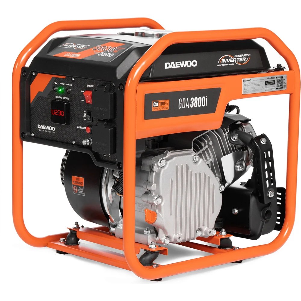 Инверторный бензиновый генератор DAEWOO GDA 3800i