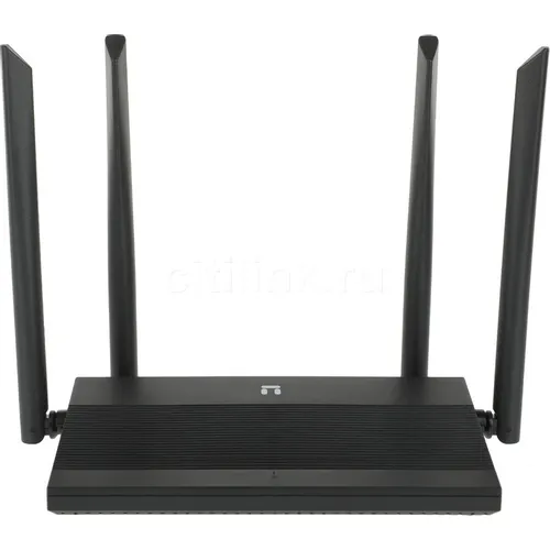 Wi-Fi роутер Netis N3, Wi-Fi 5, AC1200, 2.4/5ГГц, 3 LAN, черный