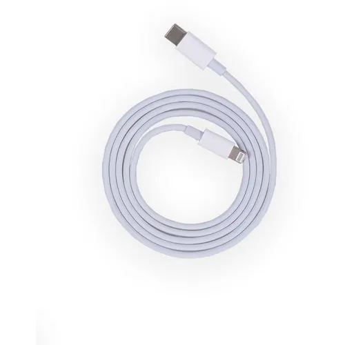 Кабель ZIBELINO Lightning (m) - USB Type-C (m), 1м, 3A, белый [zdap-c-l-20w-wht]