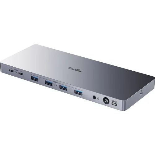 Хаб (разветвитель) CUDY CS700, серебристый