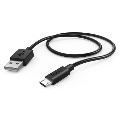 Кабель HAMA micro USB (m) - USB (m), 0.6м, черный [00178328]