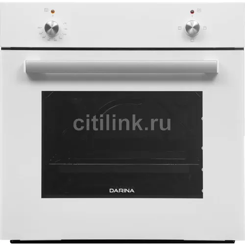 Духовой шкаф электрический Darina BO 1700 W, 50л, дверца с 2 стеклами, белый