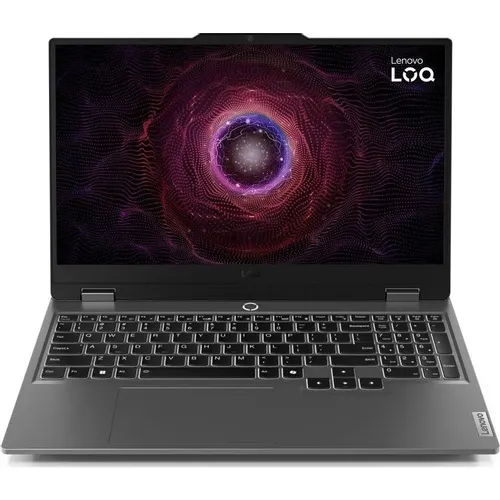Ноутбук игровой Lenovo LOQ 15ARP9, 15.6", 2024, IPS, AMD Ryzen 5 7235HS 3.2ГГц, 4-ядерный, 16ГБ DDR5, 512ГБ SSD, NVIDIA GeForce RTX 3050 для ноутбуков - 6 ГБ, TGP 95Вт, без операционной системы, серый [83jc0057ps]