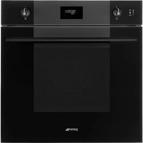 Духовой шкаф электрический SMEG Linea SO6101S2B3, 68л, дверца с 3 стеклами, черный