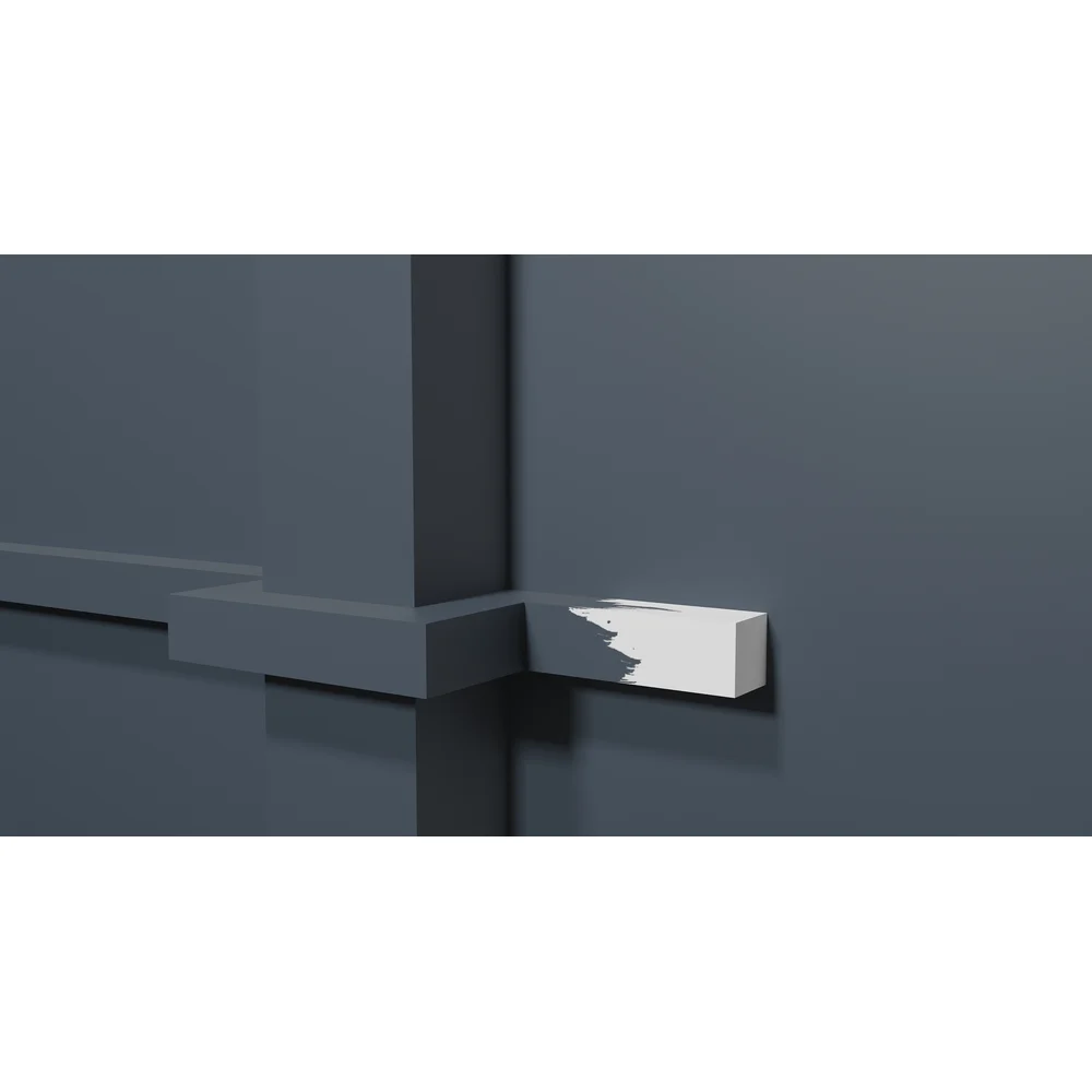 Ударопрочный влагостойкий стеновой молдинг под покраску Decor-Dizayn DD622