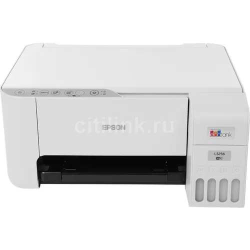 МФУ струйное Epson L3256 цветная печать, A4, с СНПЧ, белый [c11cj67411/421/504/524/516/519]