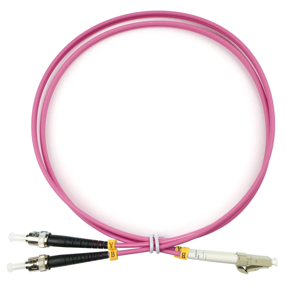 Дуплексный оптический патч-корд TopLan DPC-TOP-OM4-LC/P-ST/P-2.0