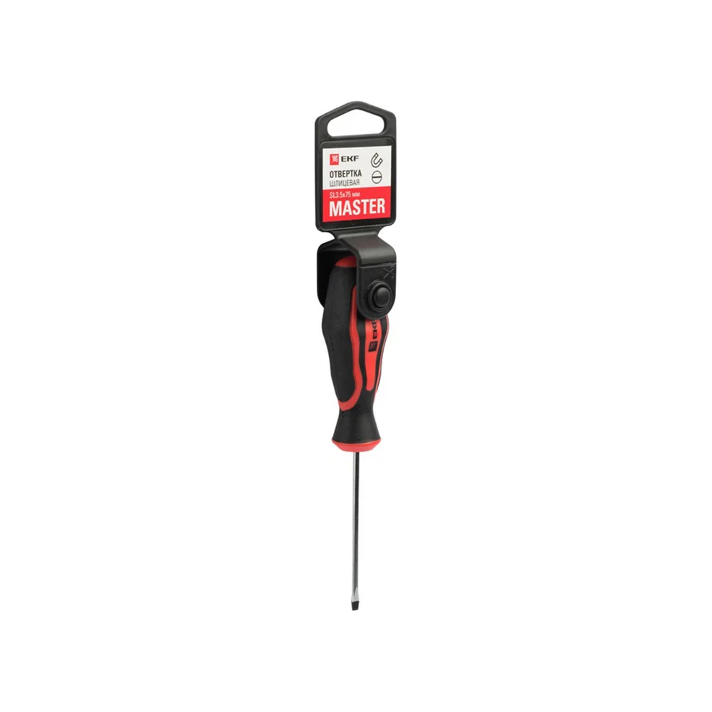 Отвертка EKF Master Basic SQsl-3.5-75-mas