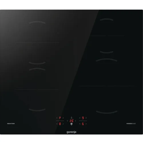Индукционная варочная поверхность Gorenje GI6401BSC, конфорок: 4 шт., стеклокерамика, независимая, черный