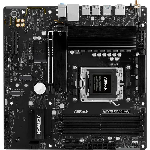 Материнская плата ASRock B850M PRO-A WIFI, Socket AM5, AMD B850, mATX, Ret