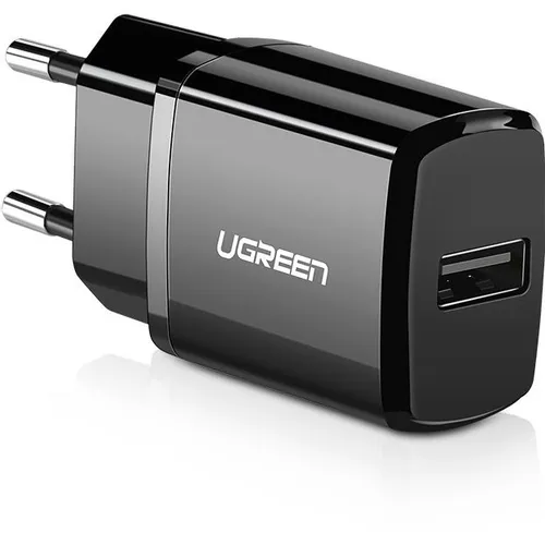 Сетевое зарядное устройство UGREEN ED011, USB-A, 10.5Вт, 2.1A, черный [50459_]