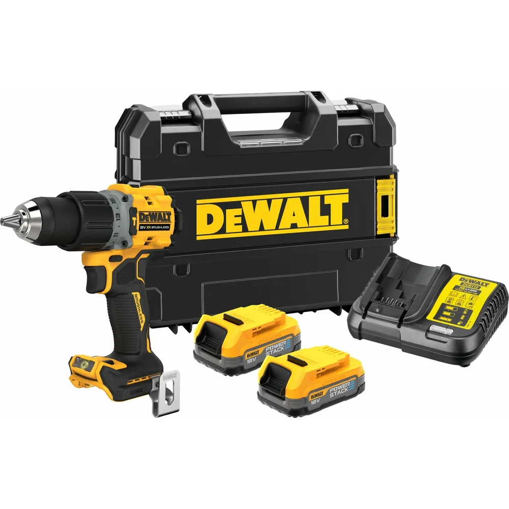 Ударная бесщеточная дрель-шуруповерт Dewalt 18 В XR DCD805E2T-QW