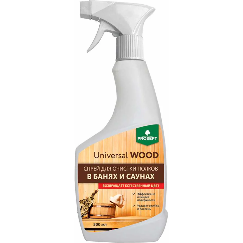 Спрей для очистки полков в банях и саунах PROSEPT Universal Wood 264-05