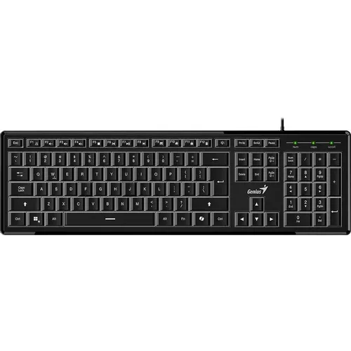 Клавиатура Genius SlimStar 820, проводная, USB, мембранная, черный [31310055402]