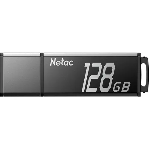 Флешка USB NETAC U351 128ГБ, USB2.0, серый [nt03u351n-128g-20bk]