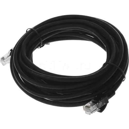 Патч-корд NTSS NTSS-PC-UTP-RJ45-5e-5.0-LSZH-BL, вилка RJ-45, вилка RJ-45, кат.5E, LSZH, 5м, черный
