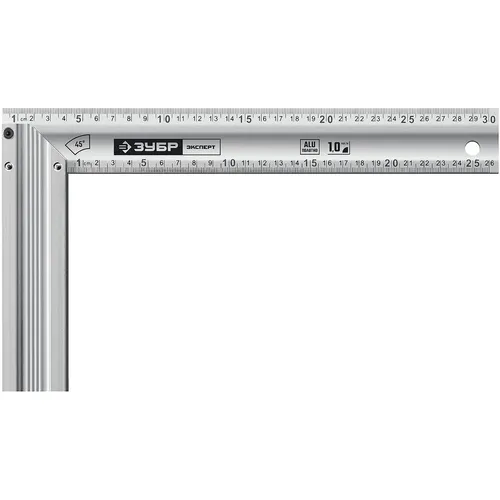 Угольник Зубр 34392-30, 30см, из алюминия