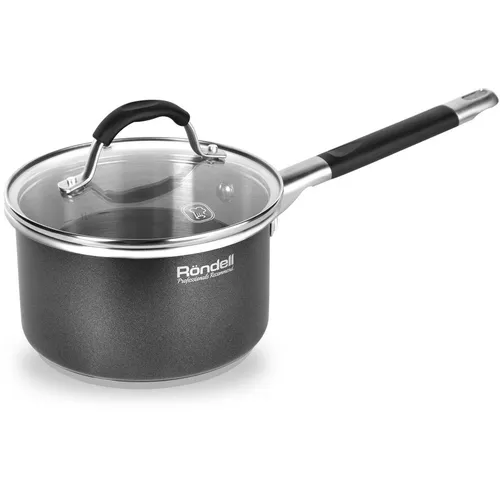 Ковш Rondell Stern RDS-008, 1.9л, с крышкой, темно-серый