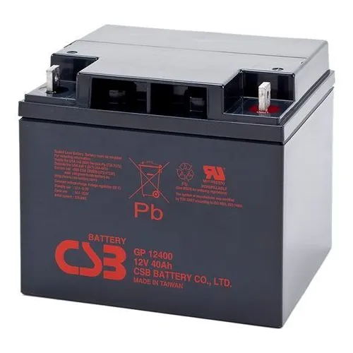 Аккумуляторная батарея CSB GP12400 для ИБП, 12В, 40Ач
