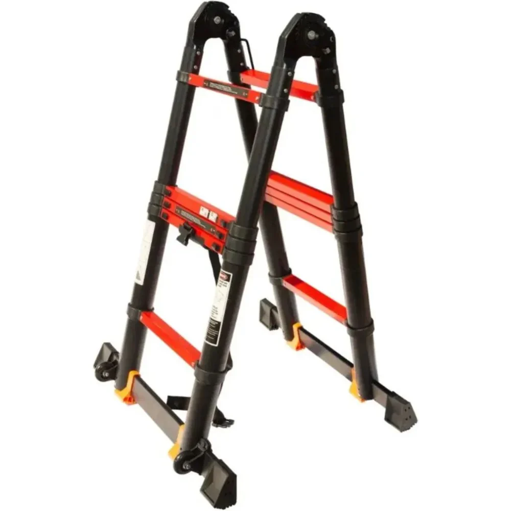 Стремянка телескопическая лестница WORKY BLACK ARD259962