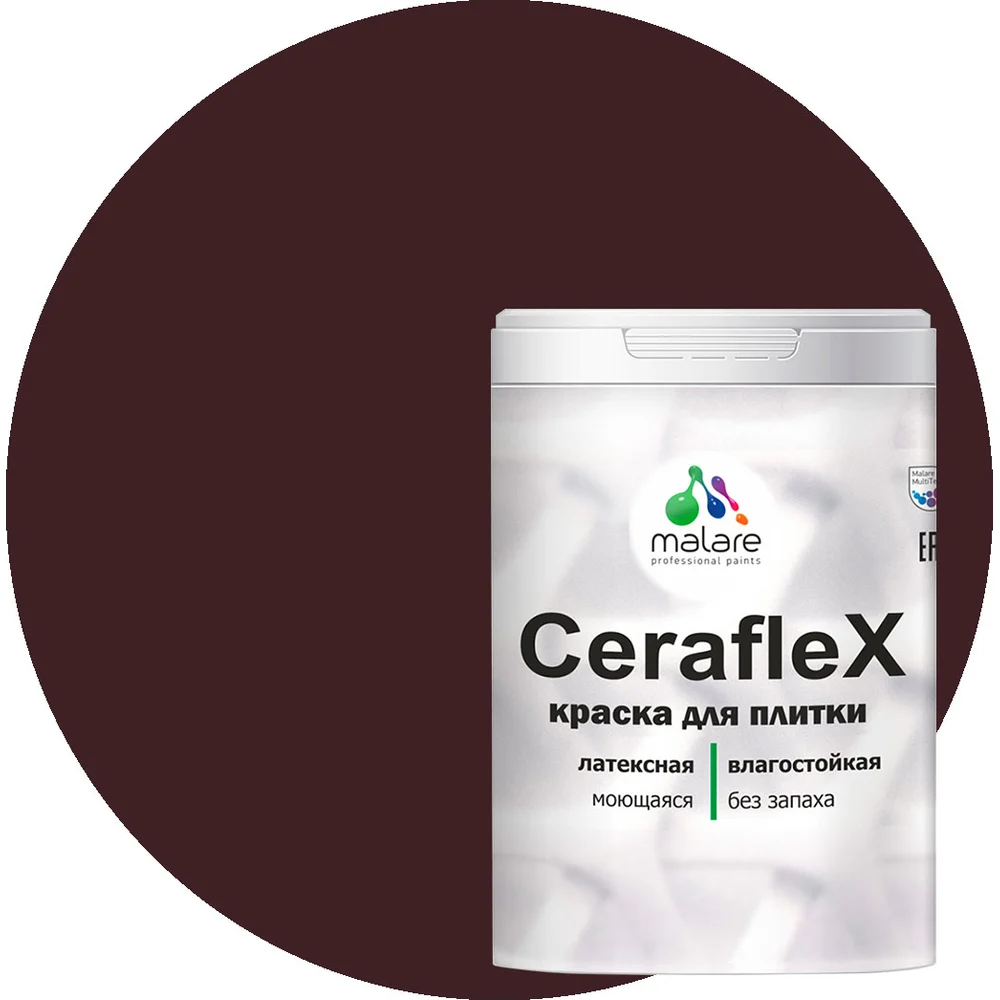 Латексная краска для кафельной и керамической плитки MALARE Ceraflex 2036748013963