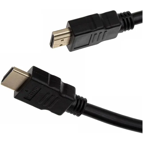Кабель аудио-видео Cactus CS-HDMI.1.4-1, HDMI (m) - HDMI (m), ver 1.4, 1м, GOLD, черный