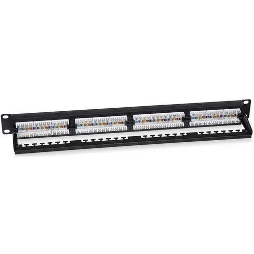 Патч-панель Cabeus PL2-24-CAT.5E-DUAL 19" 1U 24xRJ45 кат.5E UTP