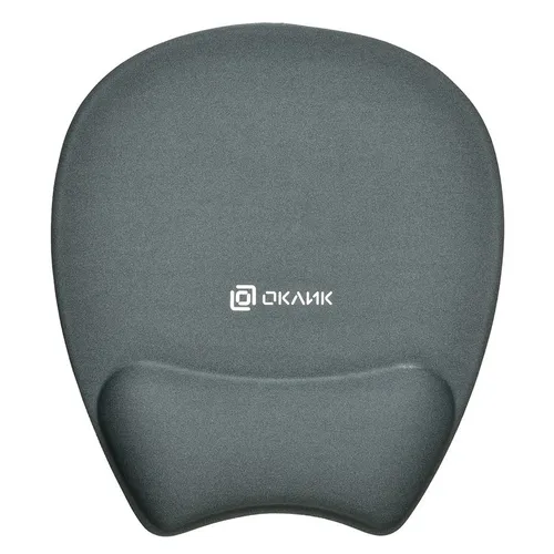 Коврик для мыши Oklick OK-RG0580-GR (S) серый, ткань, 245х220х24мм