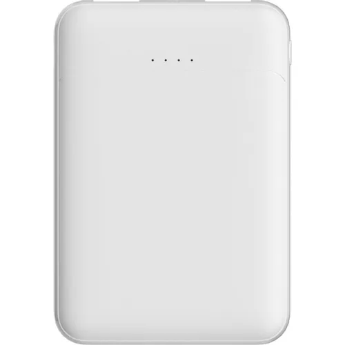 Внешний аккумулятор (Power Bank) PERO PB01, 5000мAч, белый [pb01wh]