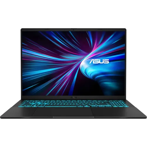 Ноутбук игровой ASUS V16 V3607VM-TK220, 16", IPS, Intel Core 5 210H 2.2ГГц, 8-ядерный, 16ГБ DDR5, 512ГБ SSD, NVIDIA GeForce RTX 5060 для ноутбуков - 8 ГБ, без операционной системы, черный [90nb16k1-m00hk0]
