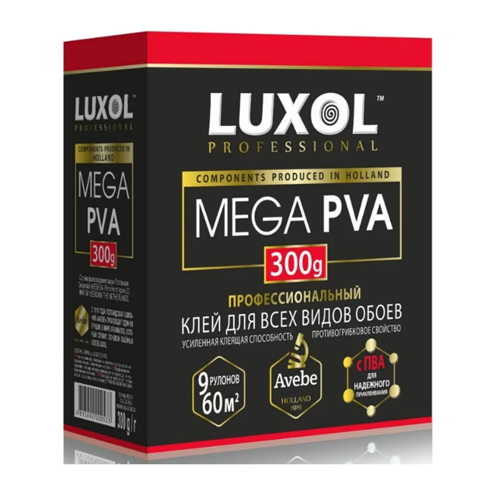 Обойный клей LUXOL MEGA PVA (Professional)