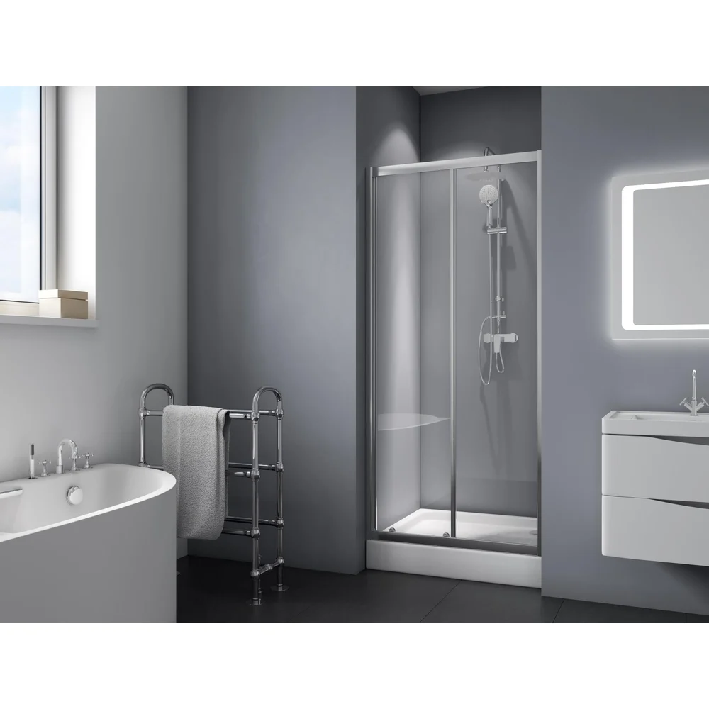 Душевая дверь BelBagno DUE-BF-1-140-C-Cr