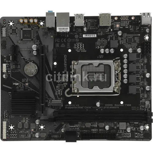 Материнская плата Gigabyte H610M K V2, Socket LGA 1700, Intel H610, mATX, Ret