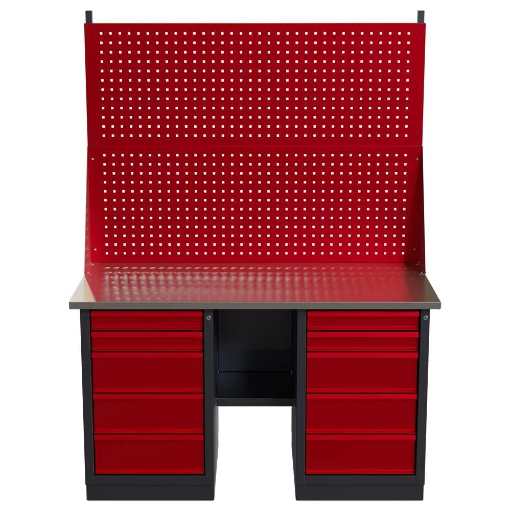 Слесарный двухтумбовый верстак IRONMEBEL worky wk-5/wk-5 M-IM00181K