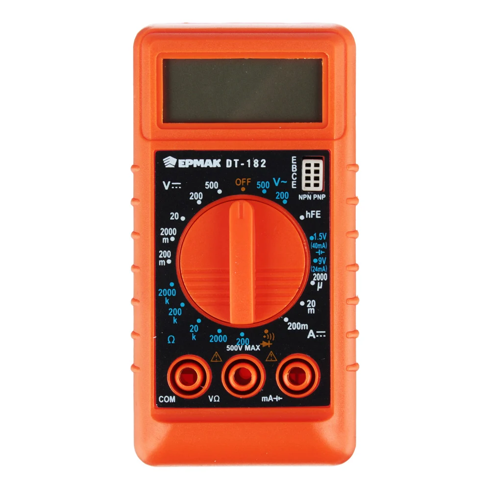 Цифровой мини-мультиметр ЕРМАК DT-182 660-001