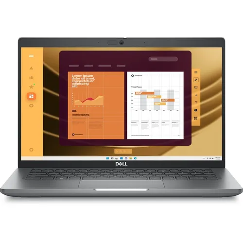 Ноутбук Dell Latitude 5450, 14", WVA, Intel Core Ultra 7 155U 1.7ГГц, 12-ядерный, 16ГБ DDR5, 512ГБ SSD, Intel Graphics, Linux, серый [5450-7560]