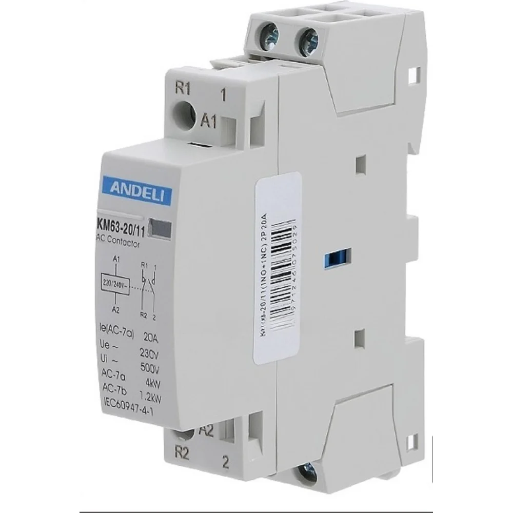Модульный контактор ANDELI КМ63-20/11 ADL08-230