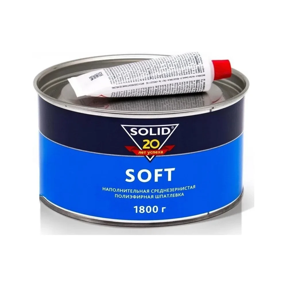 Наполнительная среднезернистая шпатлевка SOLID SOFT 312.1800